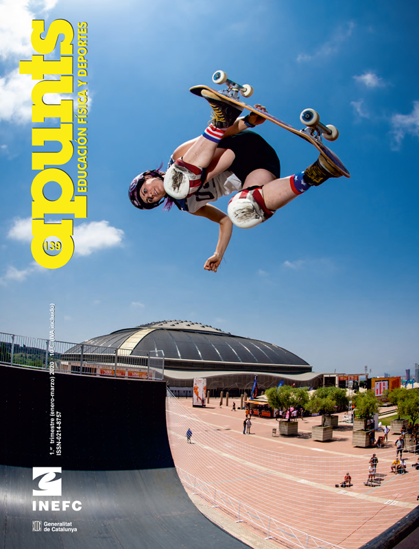 Portada 139 Apunts Educación Física y Deportes. INEFC