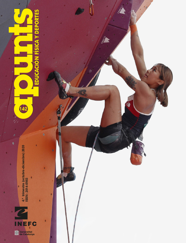 Portada 142 Apunts Educación Física y Deportes. INEFC