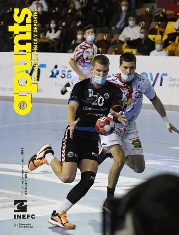 Portada 143 Apunts Educación Física y Deportes. INEFC