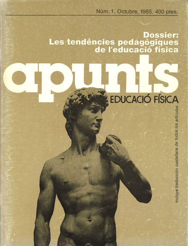 Cobrir 01 Apunts Educació Física i Esports. INEFC
