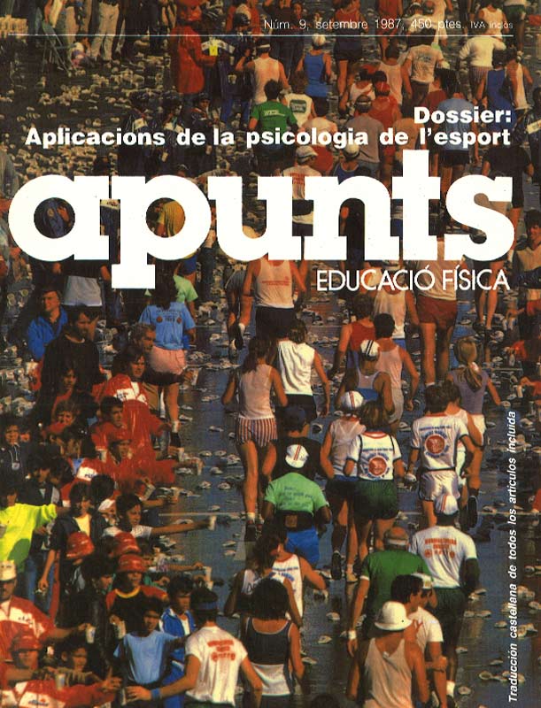 Portada 09 Apunts Educación Física y Deportes. INEFC