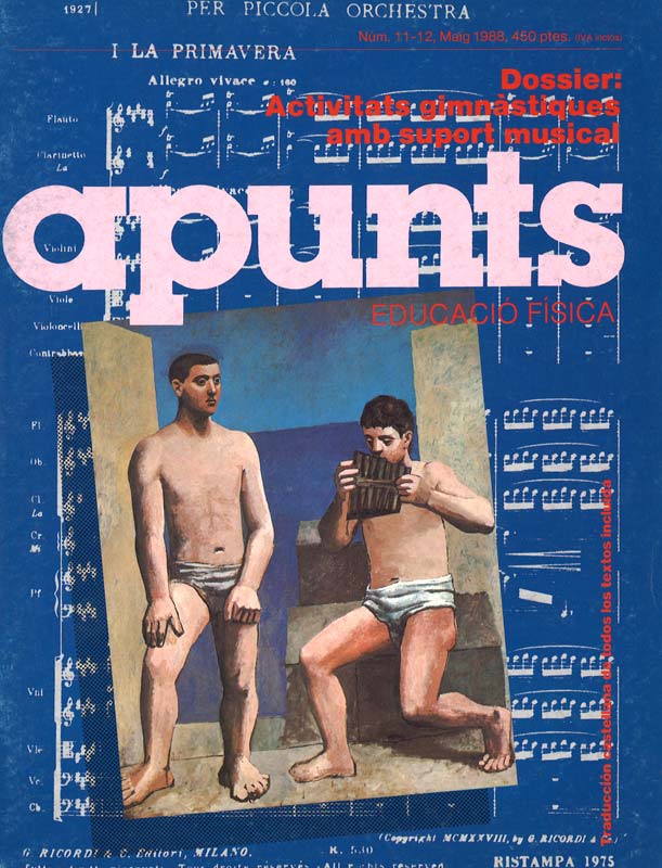 Portada 11-12 Apunts Educación Física y Deportes. INEFC