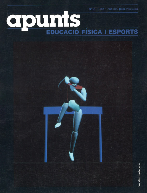 Portada 20 Apunts Educación Física y Deportes. INEFC