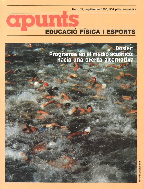 Portada 21 Apunts Educación Física y Deportes. INEFC