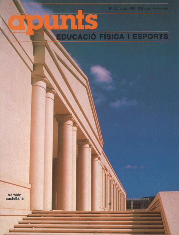 Portada 24 Apunts Educación Física y Deportes. INEFC
