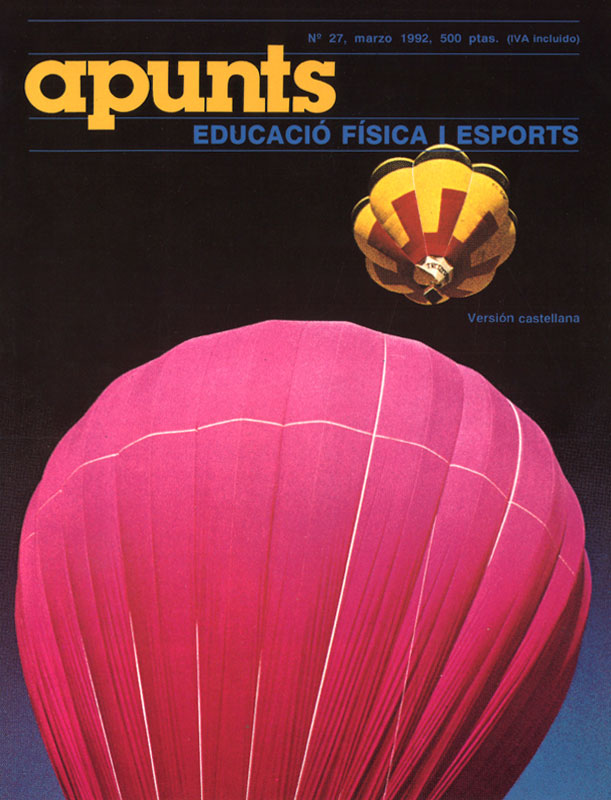 Portada 27 Apunts Educación Física y Deportes. INEFC