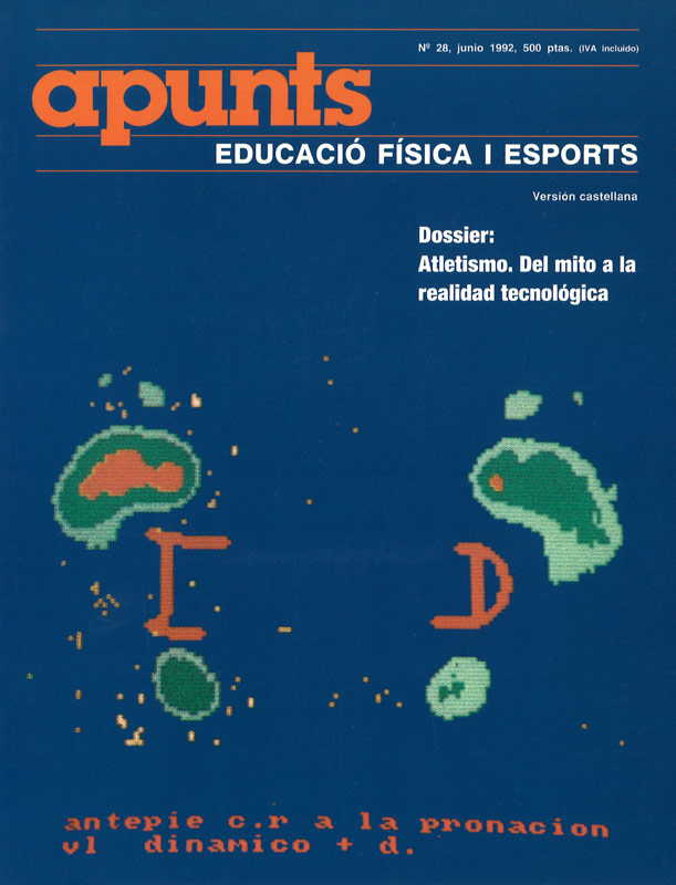 Portada 28 Apunts Educación Física y Deportes. INEFC