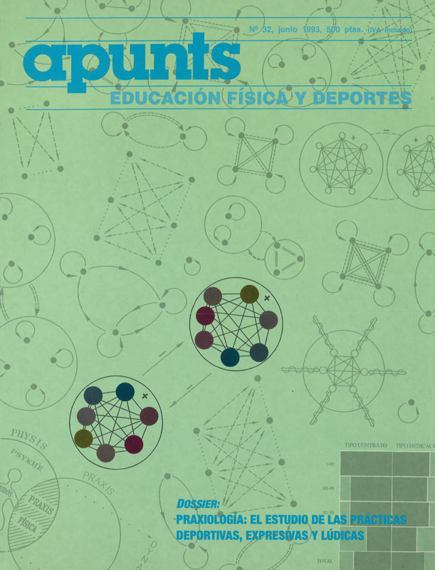 Portada 32 Apunts Educación Física y Deportes. INEFC
