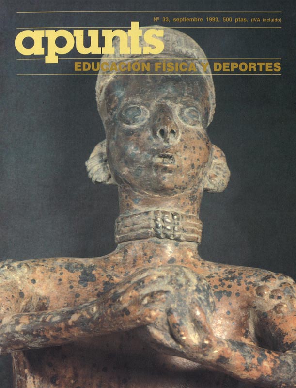 Portada 33 Apunts Educación Física y Deportes. INEFC