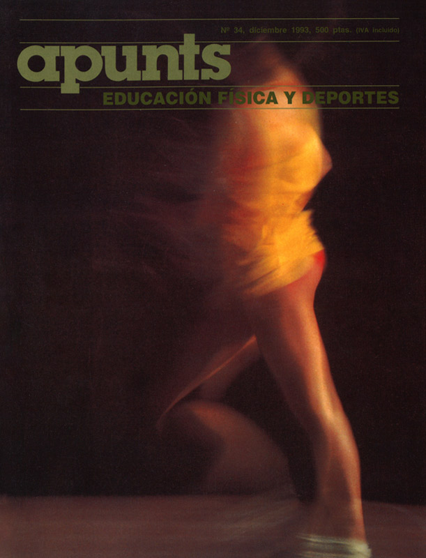 Portada 34 Apunts Educación Física y Deportes. INEFC