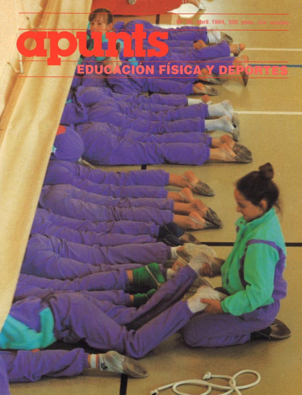 Portada 36 Apunts Educación Física y Deportes. INEFC