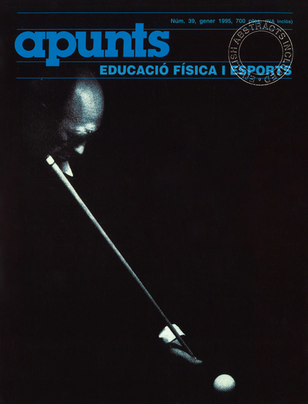 Cobrir 39 Apunts Educació Física i Esports. INEFC