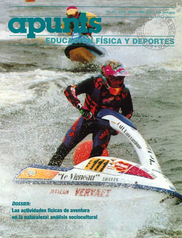 Portada 41 Apunts Educación Física y Deportes. INEFC