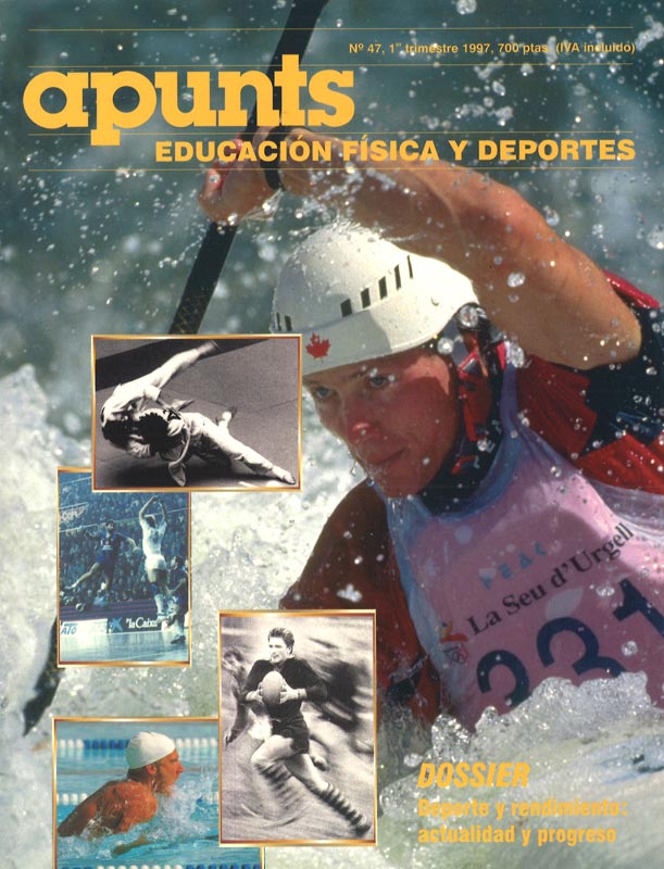 Portada 47 Apunts Educación Física y Deportes. INEFC