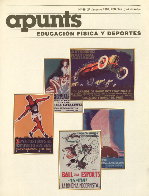 Portada 48 Apunts Educación Física y Deportes. INEFC