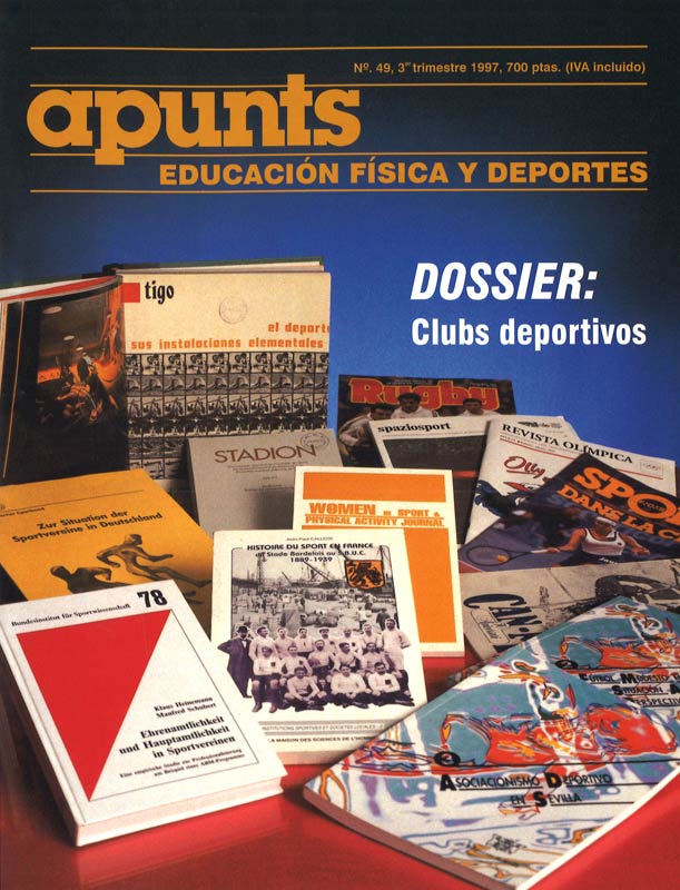 Portada 49 Apunts Educación Física y Deportes. INEFC