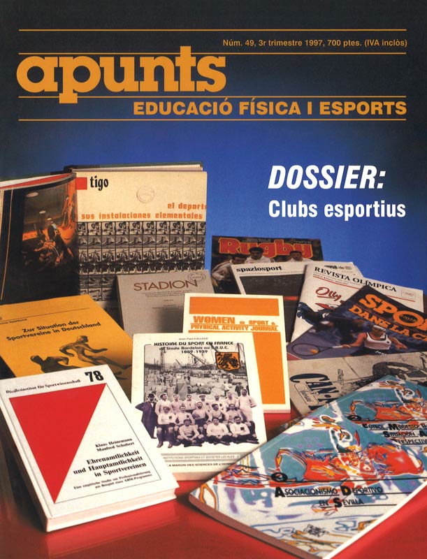 Cobrir 49 Apunts Educació Física i Esports. INEFC