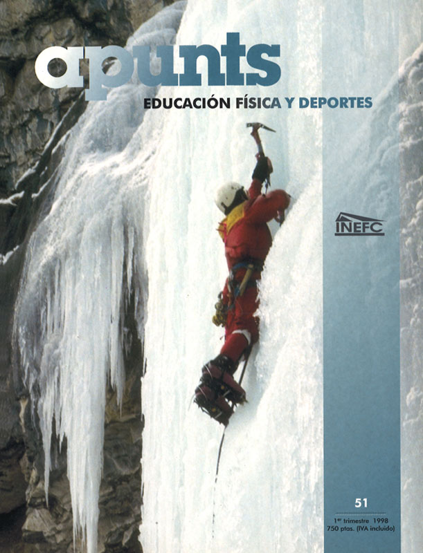 Portada 51 Apunts Educación Física y Deportes. INEFC