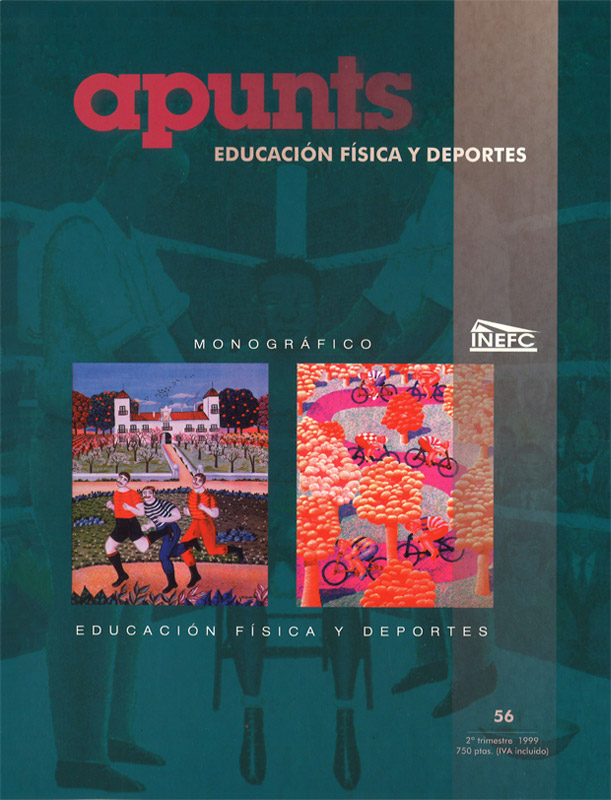 Portada 56 Apunts Educación Física y Deportes. INEFC