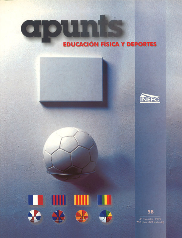 Portada 58 Apunts Educación Física y Deportes. INEFC