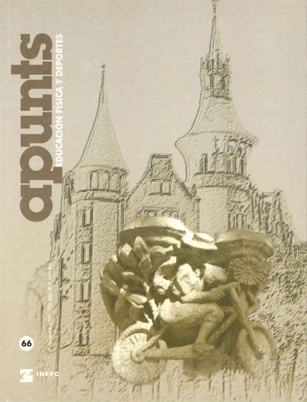Portada 66 Apunts Educación Física y Deportes. INEFC
