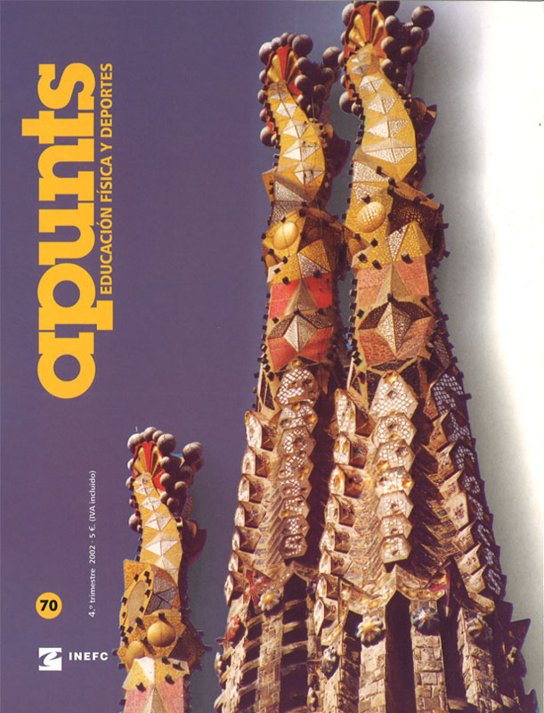 Portada 70 Apunts Educación Física y Deportes. INEFC