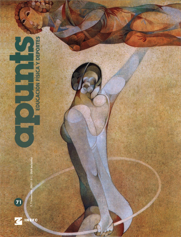Portada 71 Apunts Educación Física y Deportes. INEFC