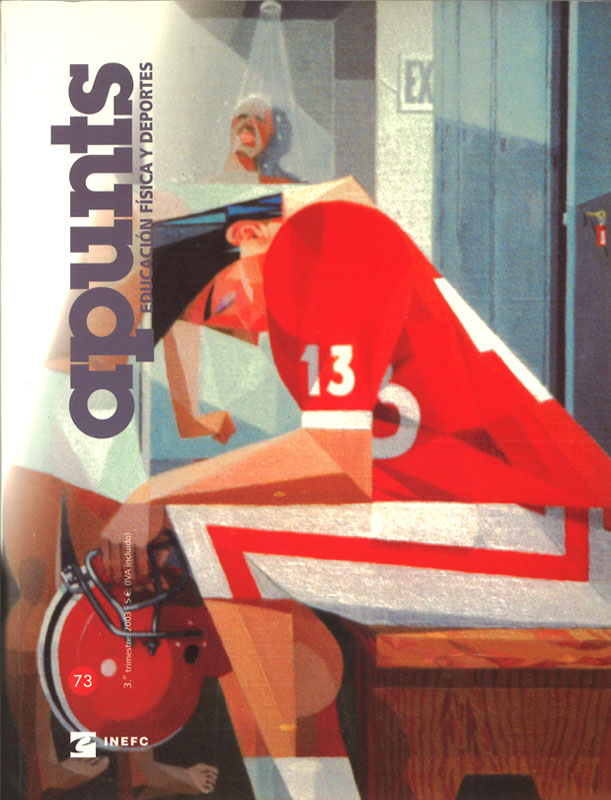 Portada 73 Apunts Educación Física y Deportes. INEFC