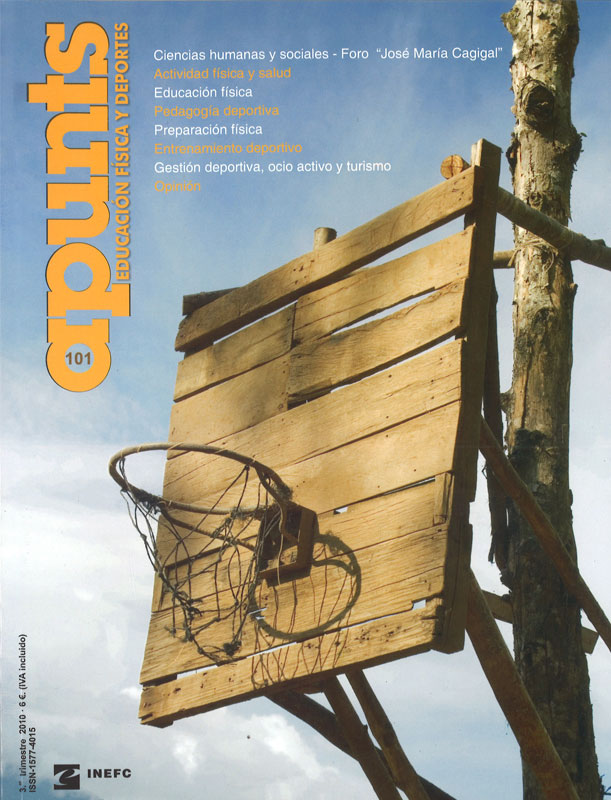 Portada 101 Apunts Educación Física y Deportes. INEFC