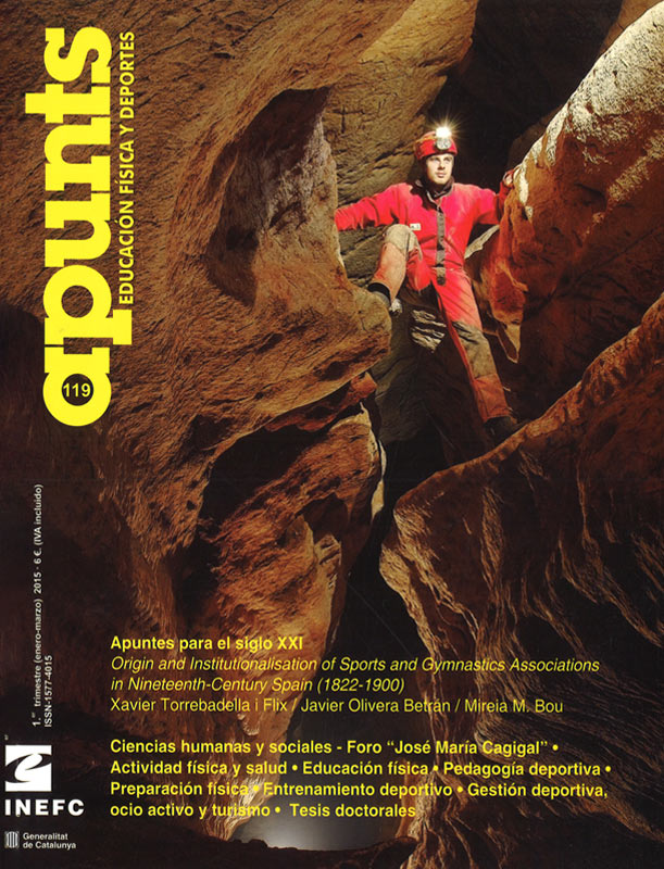 Portada 119 Apunts Educación Física y Deportes. INEFC