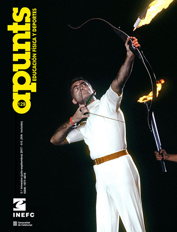 Portada 129 Apunts Educación Física y Deportes. INEFC