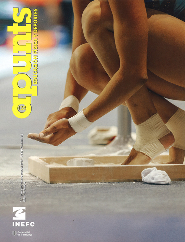 Portada 135 Apunts Educación Física y Deportes. INEFC
