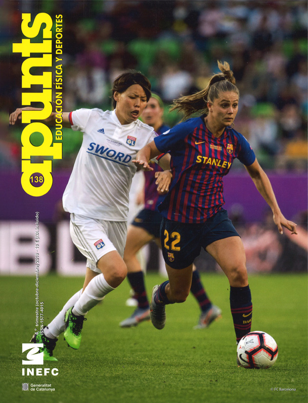 Portada 138 Apunts Educación Física y Deportes. INEFC
