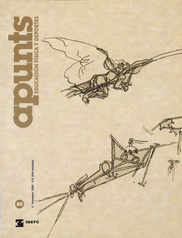 Portada 80 Apunts Educación Física y Deportes. INEFC