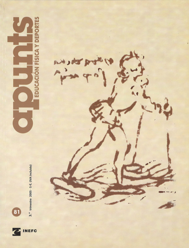 Portada 81 Apunts Educación Física y Deportes. INEFC