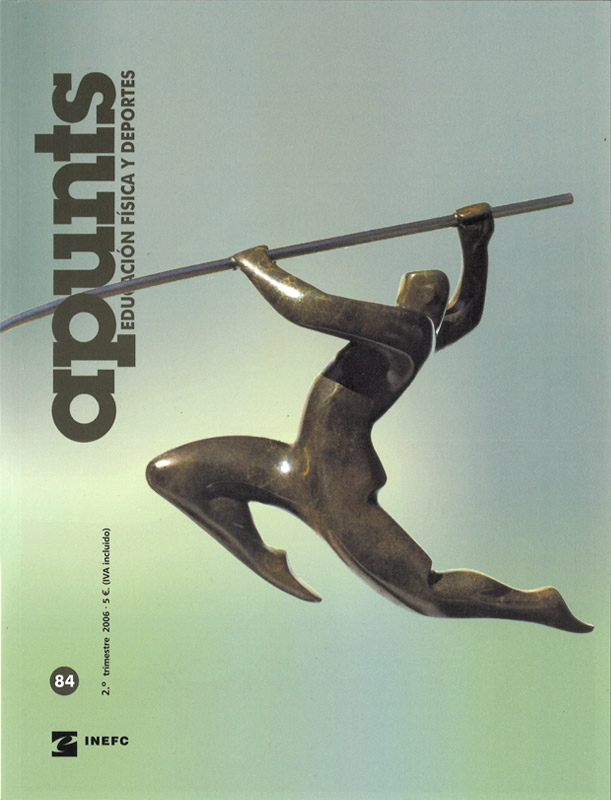 Portada 84 Apunts Educación Física y Deportes. INEFC