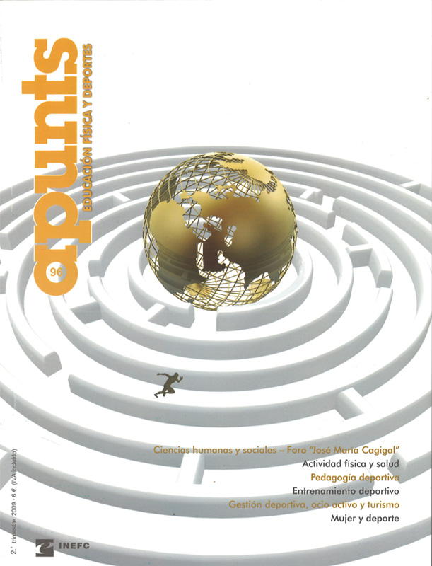Portada 96 Apunts Educación Física y Deportes. INEFC